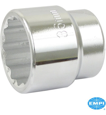 Gniazdo nakrętki dławikowej lub osi, 36 mm, napęd 1/2"
